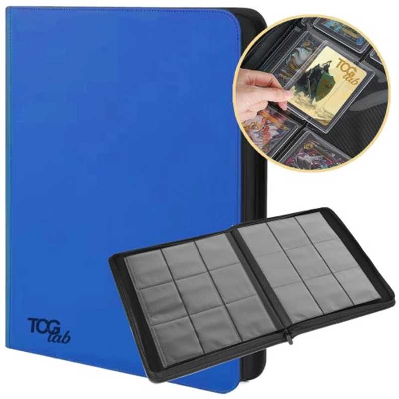 TcgLab Album per Toploader a 9 Tasche (252 toploader) - Blu