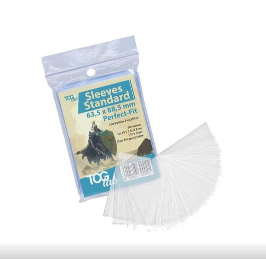TcgLab Bustine Protettive Standard Perfect Fit - Ultra Clear - 60 micron