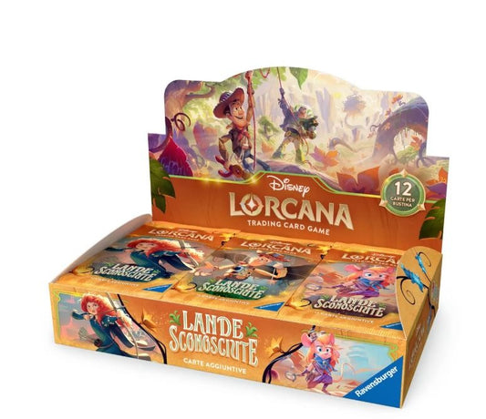 Disney Lorcana - Box 24 Buste - Lande Sconosciute