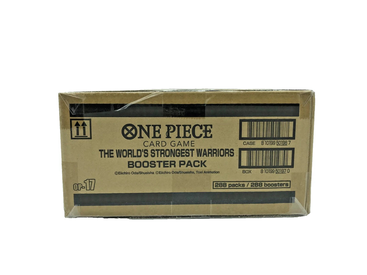 One Piece Card Game OP17 case sealed - 12 Box Inglese -The World's Strongest Warriors