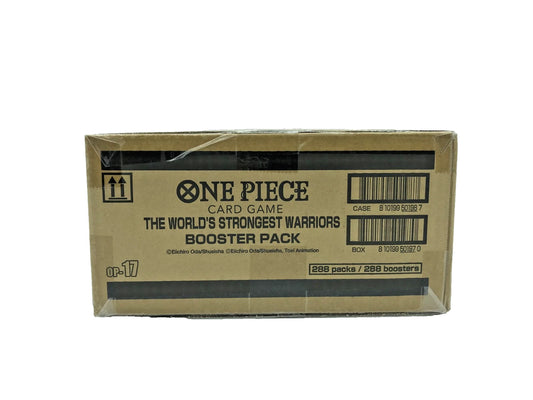 One Piece Card Game OP17 case sealed - 12 Box Inglese -The World's Strongest Warriors