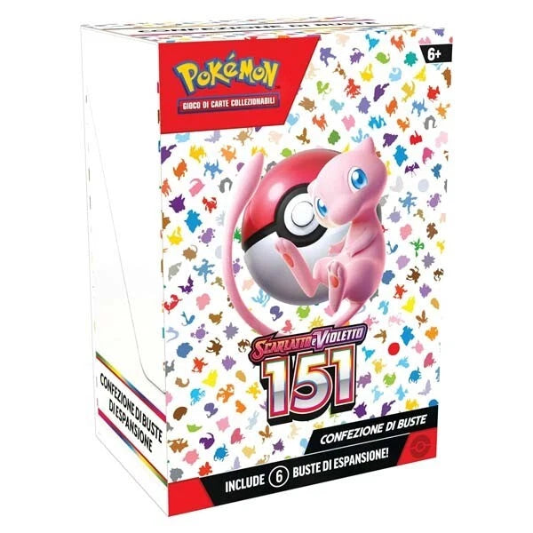 Pokémon Bundle 151 Confezione di Buste di Espansione - 6 Buste